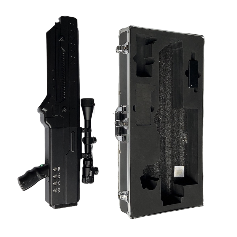  张金镇手持便携式枪型低空防御反制四通道A型