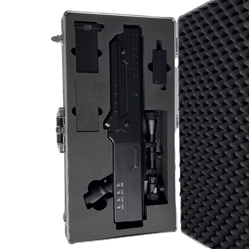  张金镇手持便携式枪型低空防御反制四通道B型