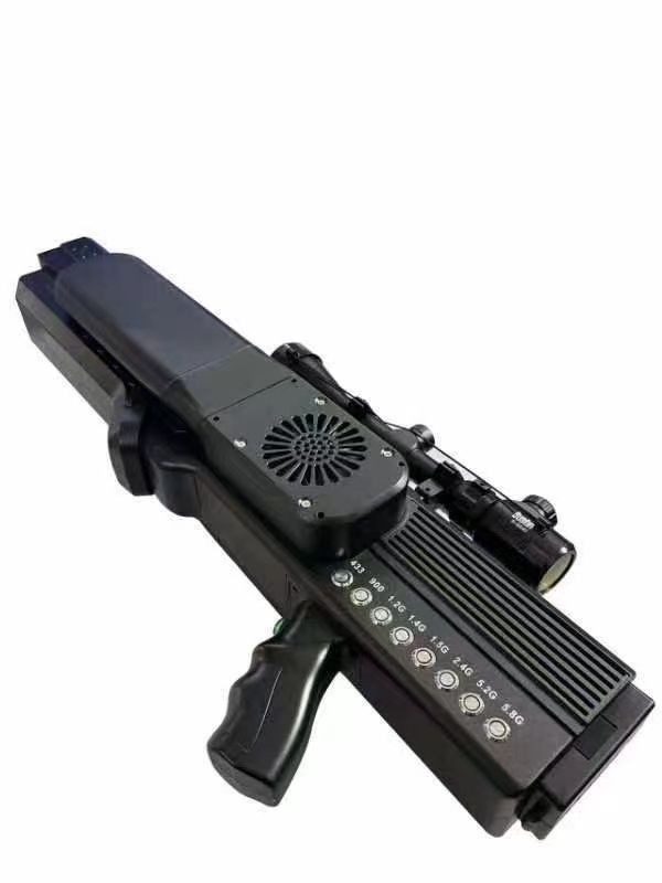  张金镇手持便携式枪型低空防御反制八通道